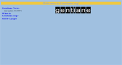 Desktop Screenshot of gentiane.org